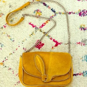 Zara suede crossbody bag
